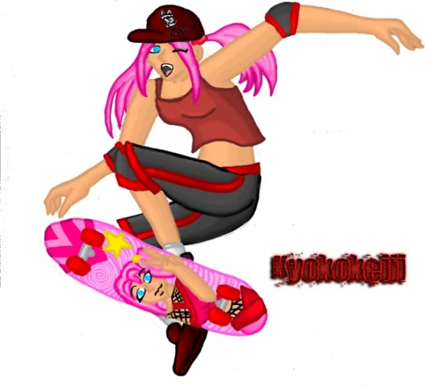 Sk8er Chick Colored