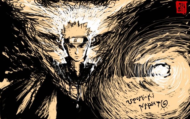 Uzumaki Naruto Composition Sketch