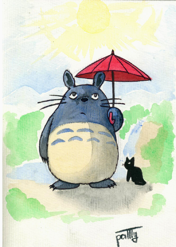 Totoro and his umbrella