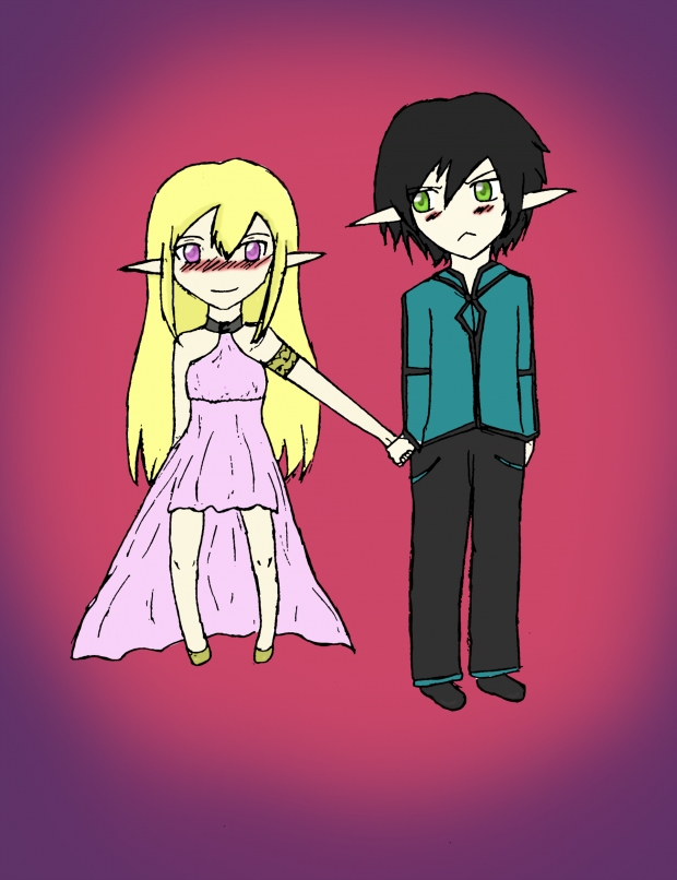 Iri and Eric chibi version