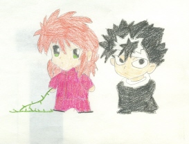 Chibi Kurama And Hiei