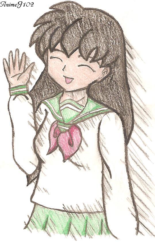 Kagome's Gentle Greeting