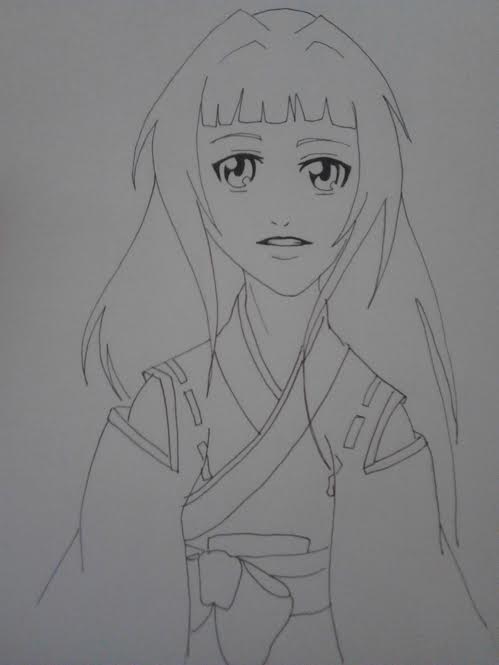 Tamayori Princess Line Art