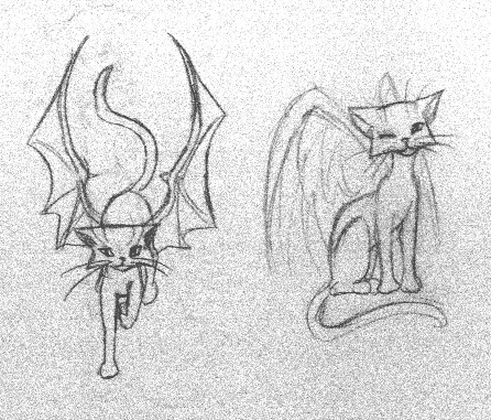 Angel And Demon Cats