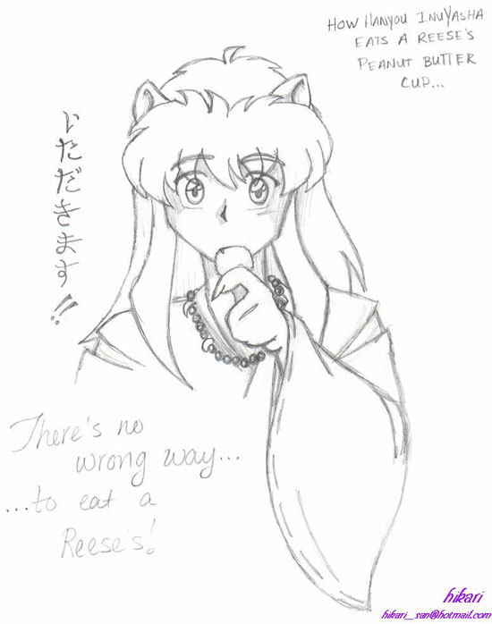 Inuyasha Eating