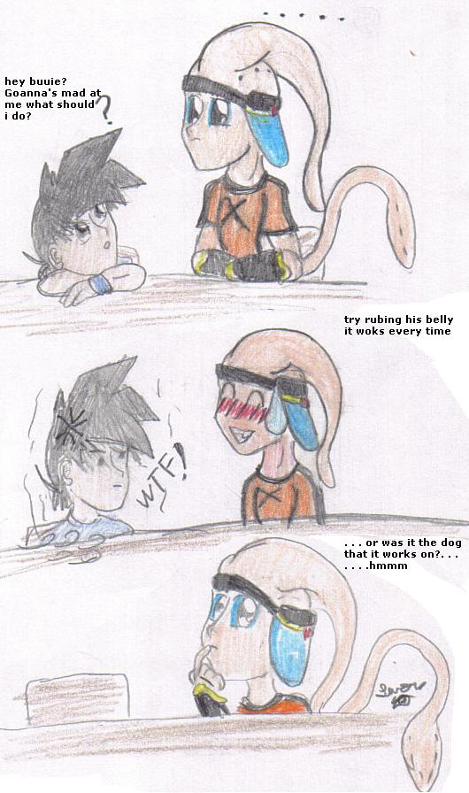 Buuie And Gohan Mini Comic