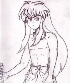 Human Inuyasha (sketch)