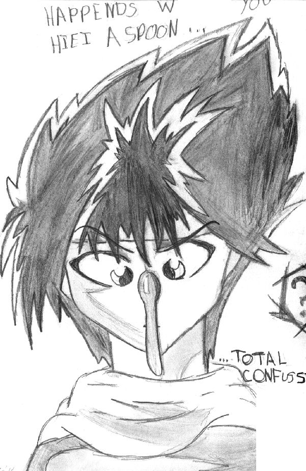 Hiei Has A Spoon!!!!^^