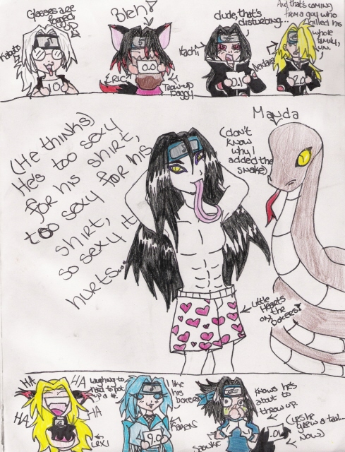 Orochimaru In Boxers! Colored!!!!