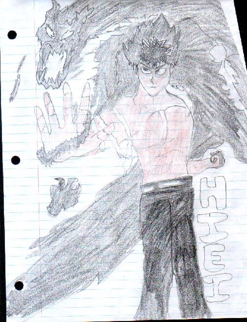 Hiei Woth Dragon Of Darkness Flame