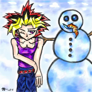 Yami Hates Snowmen... XD