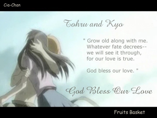 Tohru And Kyo--god Bless Our L