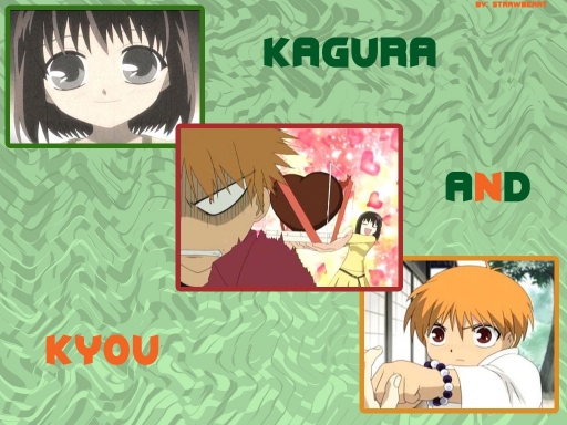 Kagura and Kyou