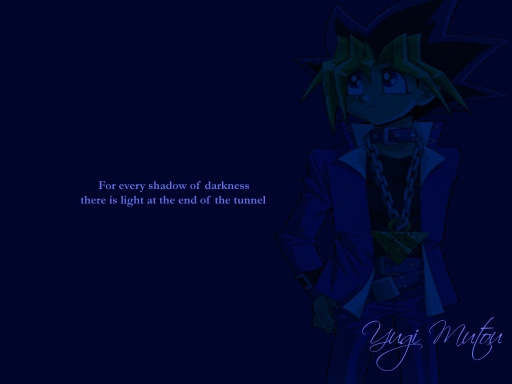 Yugi Blue Background