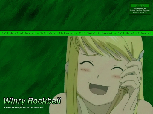 Full Metal Alchemist - Winry