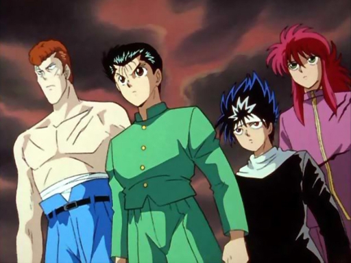 Hiei Kurama Yusuke Kuwabara