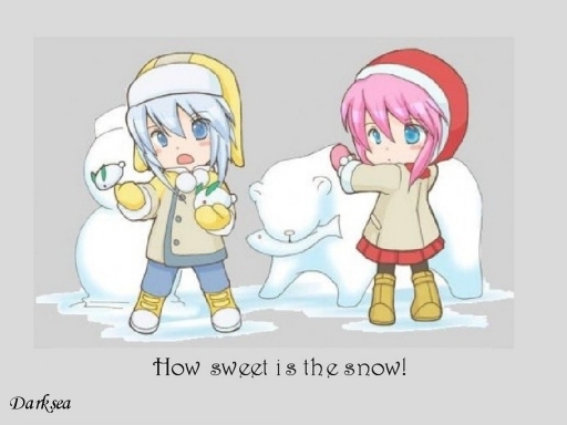 Presea And Genis In The Snow