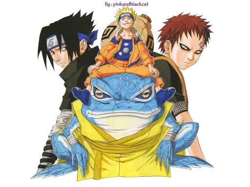 Naruto, Sasuke And Gaara