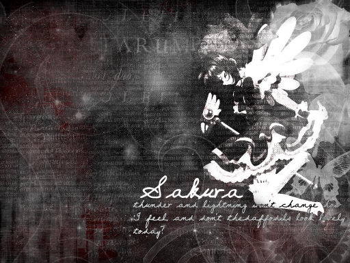 Sakura- Monochromatic