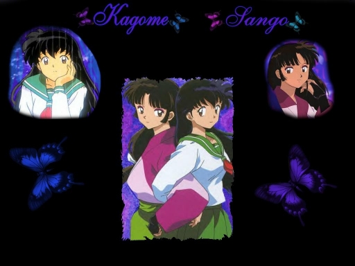 Sango And Kagome Flutterby