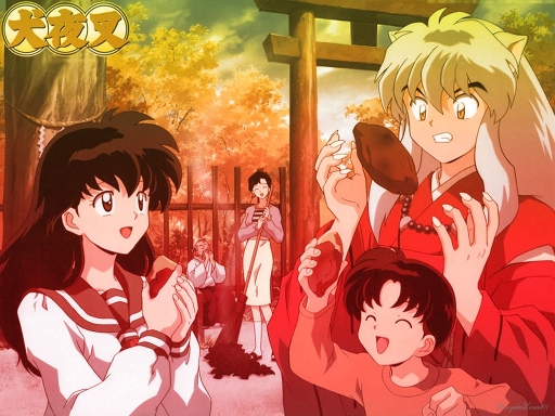 Inuyasha And Kagome And Sota