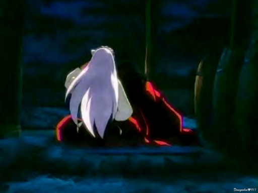 Inuyasha And Kagome Cuddle