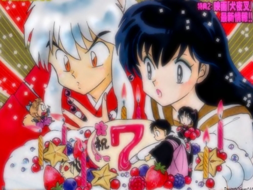 Kagome And Inuyasha Manga Cake