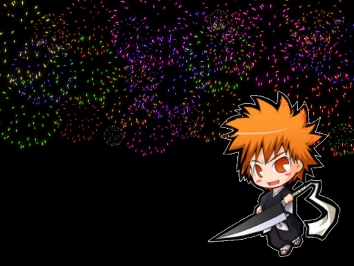 Bleach-Ichigochibi-fireworks