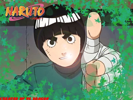 Rock Lee With Leaves