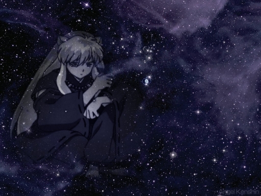 Inuyasha's Midnight Reflection