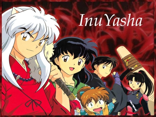 Inuyasha With Everyone - Red H