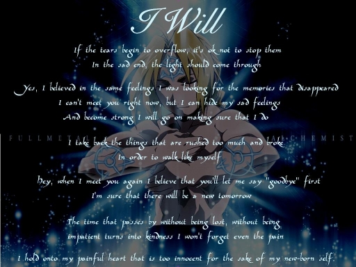 Edward Elric - I Will