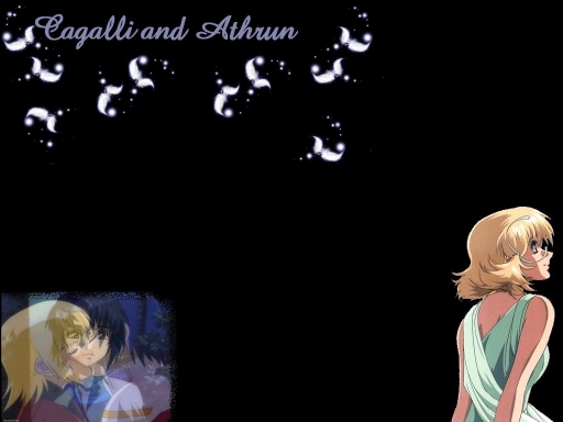 Cagalli And Athrun Feather