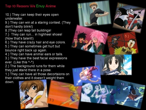 Why We Envy Anime