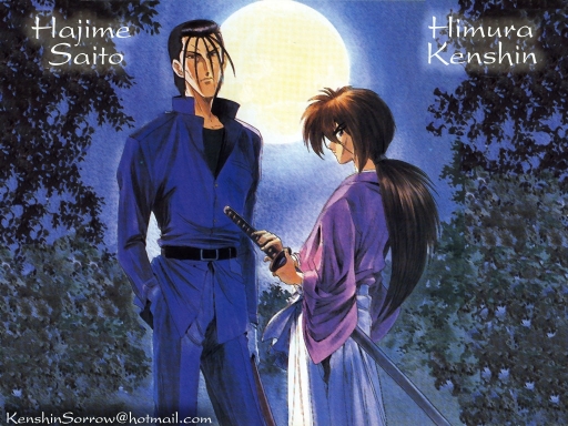 Saito and Kenshin