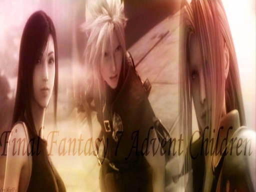 Tifa,cloud,and Sephiroth