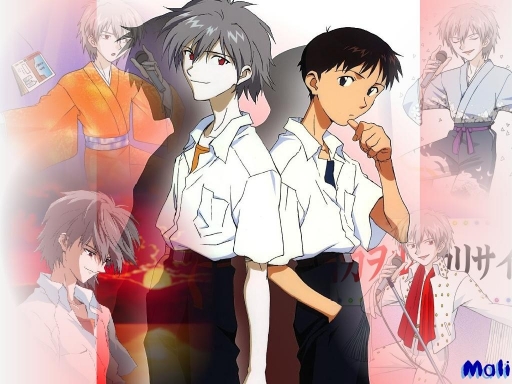 Shinji & Kaworu