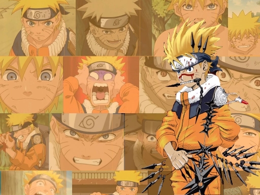 Collage of Naruto