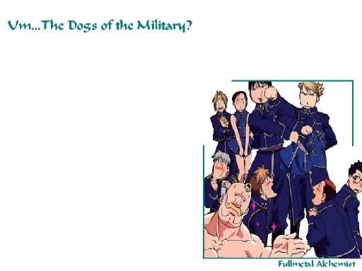 Um...the Dogs Of The Military?