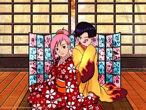 Kimono Girls_sakura&hinata