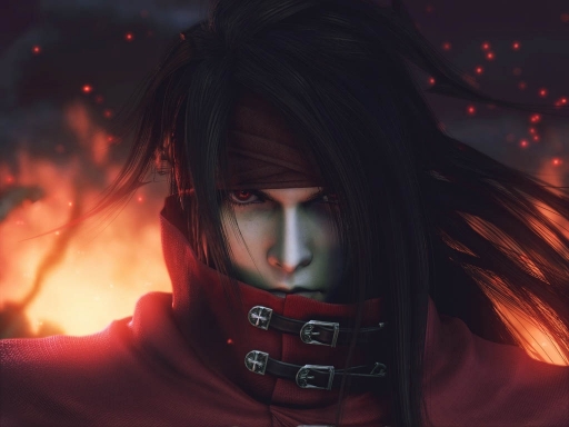 Vincent Valentine On Fire