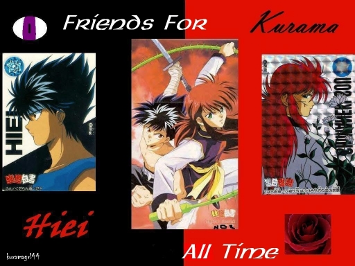 Kurama and Hiei - Best Buds