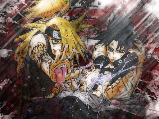 Deidara and Sasuke