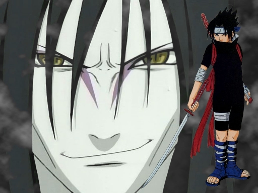 Sasuke With Orochimaru