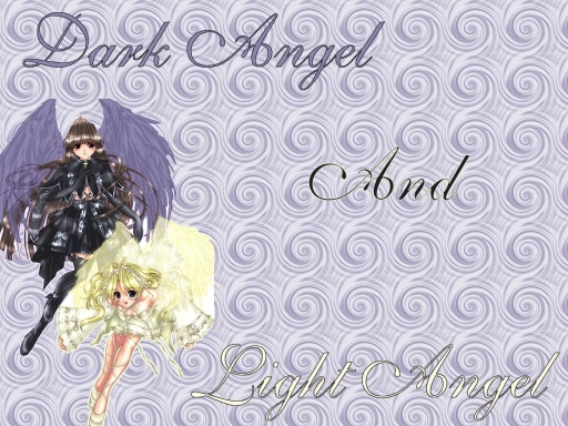 Dark and light angel