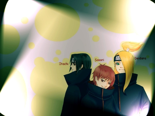 Dei,itachi and sasori marshmel