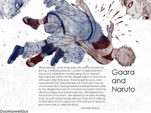 Gaara And Naruto