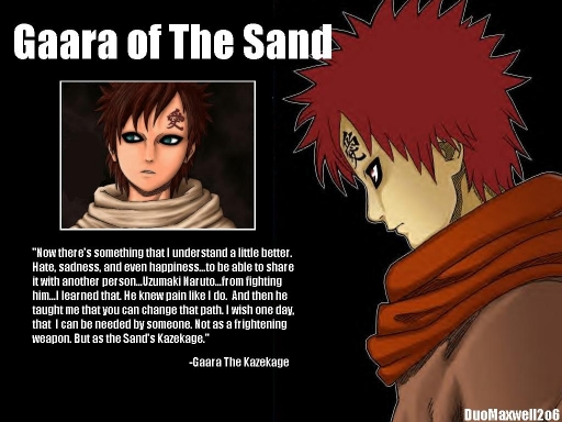 Gaara The Kazekage