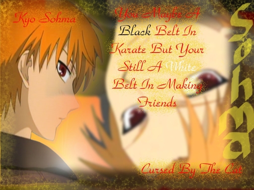 Kyo Sohma Cursed Cat