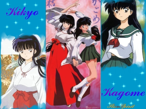 kagome+kikyo